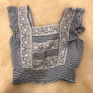 AMERICAN EAGLE BLUE TOP